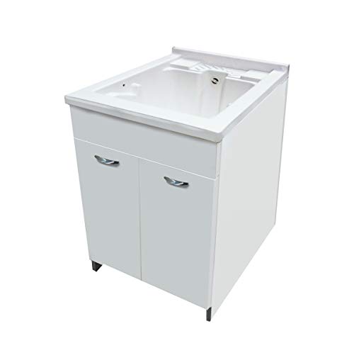 Mabel srl Mueble lavadero con bañera y tabla, 60 x 50 x 82 cm