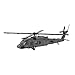 UH-60 Black Hawk Helicopter Building Blocks Set, MOC-198409 Military Helicopter Model to Build and Display, Gift for Adult (957PCS)