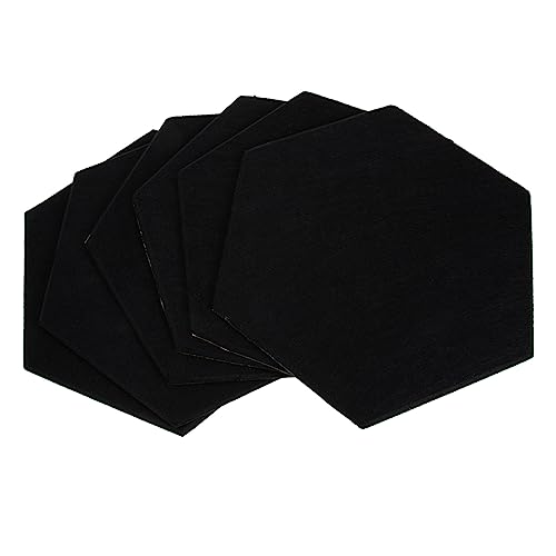 Paneles acústicos autoadhesivos 6 piezas para absorción de sonido para estudios Ktv y teatros en casa, baldosas decorativas para amortiguación de sonido fáciles de instalar miniatura 1