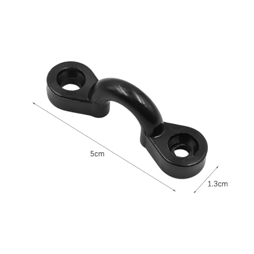 NUZAMAS Set mit 10 Kajak-Pad-Ösen-Set, Kajak-Spannschlaufen, Deck-Rigging-Set, Nylon-Padeye mit 20 Schrauben für Boots-Kanu-Kajak-Zubehör