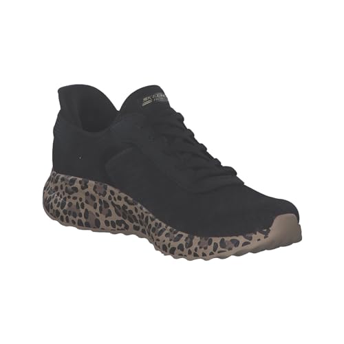Skechers Donna Slip-Ins: Bobs Sport Squad Chaos - Daily Prowl Sneaker In Nero, Taglia 41, Lavabile In Lavatrice - 6