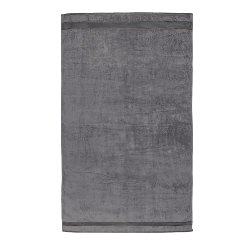altego Saunahandtuch 100x180 cm Grau 100% Baumwolle - 500 g/m² Premium Qualität - Badehandtuch groß - Saunatuch groß – Badetuch XXL