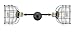 Innovations Lighting 208L-BAB-G74-CE Large Bell Cage 2 Light Bath Vanity Light, Black Antique Brass