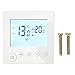 Floor Heating Thermostat, 7 Day Programmble Touchscreen Smart Thermostat with LCD Backlight Display Digital Electric Heating Temperature Controller for Home Floor Heating Systems