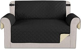 Time to Sparkle 1Pack Recliner Chair Cover Waterproof Recliner Chair Covers Slip Slipcover Protector Machine Washable Furniture Protector Cover for Kids and Pets - Black