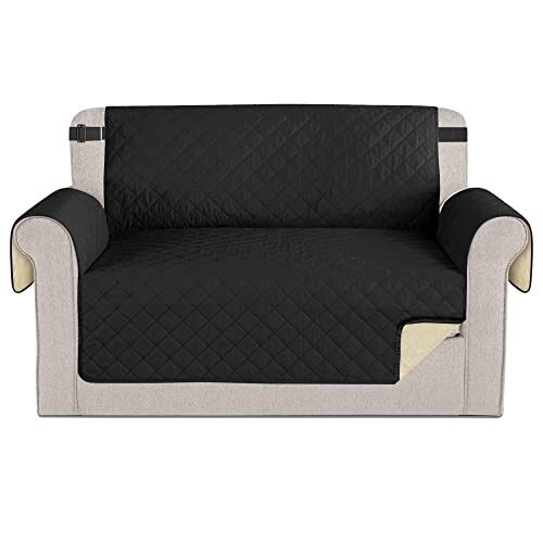 Time to Sparkle 1Pack Sofa Cover 2 seater Sofa Slipcover Reversible Sofa Cover Water Resistant Couch Cover with Foam Sticks Elastic Straps Furniture Protector for Kids Dogs