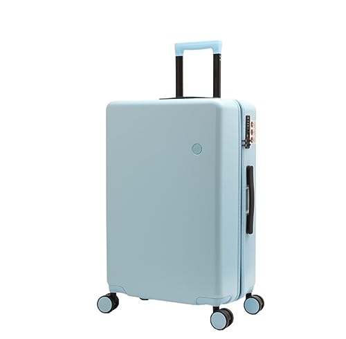 Luggage Travel Gear Suitcases with Wheels Anti-Fall Wear-Resistant Luggage 20/24in Suitcases Lightweight(Blue,20in)