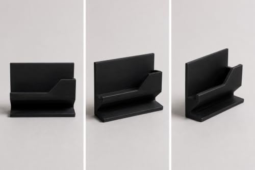 Masaüstü Kartvizitlik – Siyah Minimal Kartvizit Standı ve Kart Tutucu, Masa Üstü Kullanım, Siyah Renk, Minimal Tasarım, Kart Tutucu, Ofis Aksesuarı