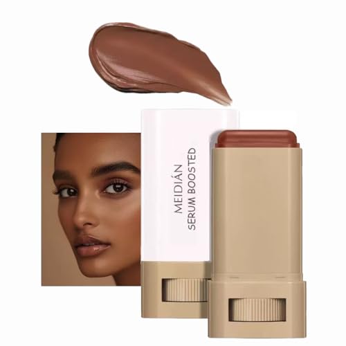 Dewy Finish Tinted Moisturizer & Full Coverage Foundation Stick Set - Includes Beauty Balm Serum Concealer Stick & Contour Sticks for Face Makeup (2#)