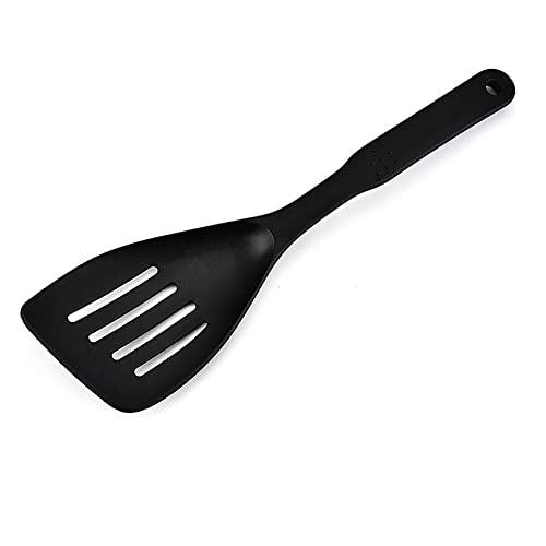 Espátula de Silicona Negra de una Pieza, espátula de Cocina Especial Antiadherente, colador de Alta Temperatura para el hogar, Utensilios de Cocina Cover