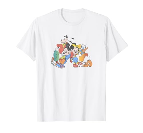 T-shirt Mickey Mouse Disney style années 90 en coton vêtement rétro haut vintage