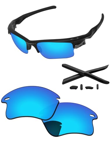 Image of Replacement Lenses & Rubber Kits for Oakley Fast Jacket XL OO9156 71mm - Precision Fit, UV Block, Impact Resistant