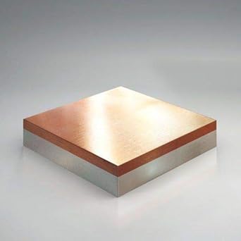 BIMETAL ALUMNIUM COPPER FLAT SHEET 3 MM X 300 MM X 600 MM X 1 NOS