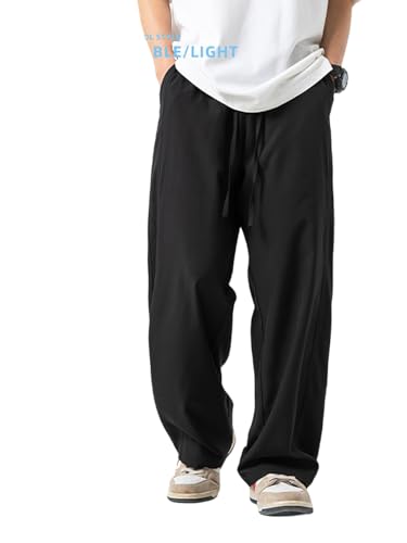 Image of dockstreet Track Pant for Men || Open Baggy Fit || Track Pants || Open Bottom Track Pant ||