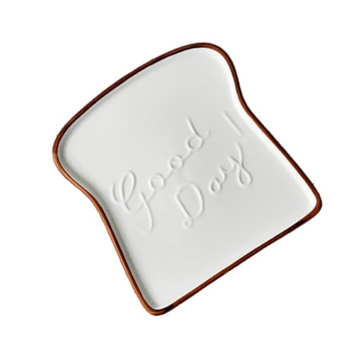 CHILDWEET Plato de Cerámica Forma de Tostada para Sushi y Desayuno Vajilla para Hogar y Hotel Diseño Elegante y Divertido Color Aleatorio Color Aleatorio