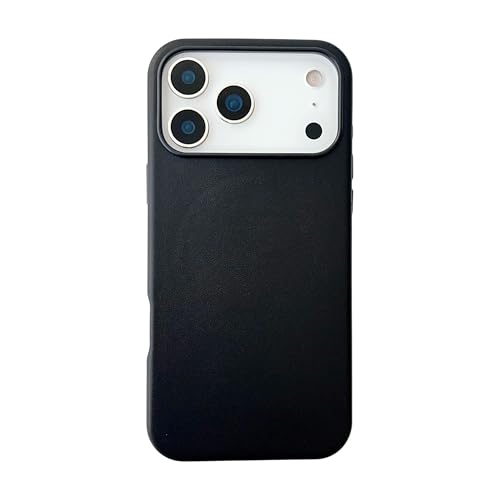 RNOZX For iPhone 17 Pro Max�p���U�[�P�[�X�A���C�����X�[�d�Ή��}�O�l�b�g���J�o�[�A�{�b�N�X�t���iFor iPhone 17 Pro Max�p/�u���b�N�j