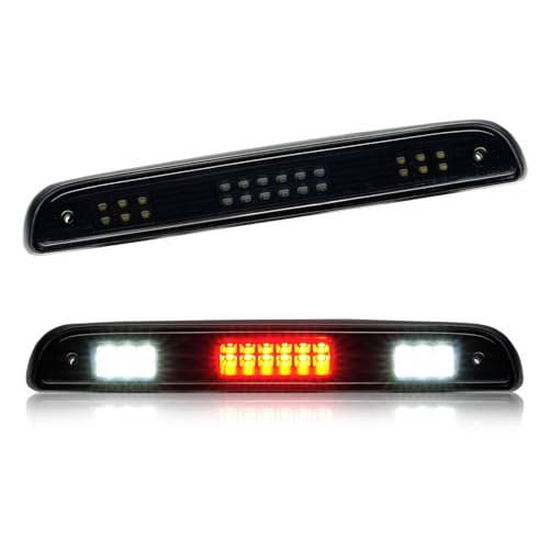 Image of Third 3rd Brake Light LED for 1992-1997 Ford F150 F250 F350 Bronco, High Mount Rear Brake Lights Assembly, Waterproof Center Cab Lamp Stop Light
