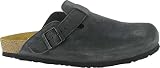 NAOT Footwear Men's Spring Clog Oily Midnight Suede 8 M US