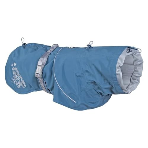 Hurtta Monsoon Coat, Dog Raincoat, Bilberry, 32 in