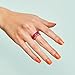 imPRESS Color Press On Nails, ‘'Sweet Mango', Solid Orange, Short Squoval, PureFit Technology, Patented Super Hold Adhesive, Chip Proof, Smudge Proof, Mini Nail File, Manicure Stick & 30 Fake Nails