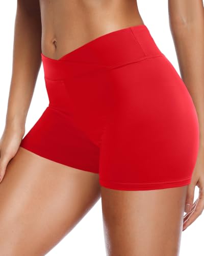 Image of Womens V Cross Swim Shorts Tummy Control Bottoms (Available in Plus)