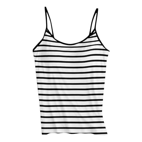 Camisole femme débardeur gilet rembourré et brassière sport intégrée