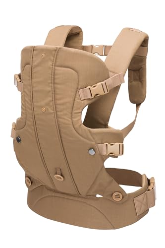 Fillikid - Porte-bébé ergonomique 4 en 1 - Porte-bébé - Porte-bébé - Porte-bébé dorsal - Direction variable - Réglable - Pour bébés et tout-petits (3,5 à 15 kg) (beige)