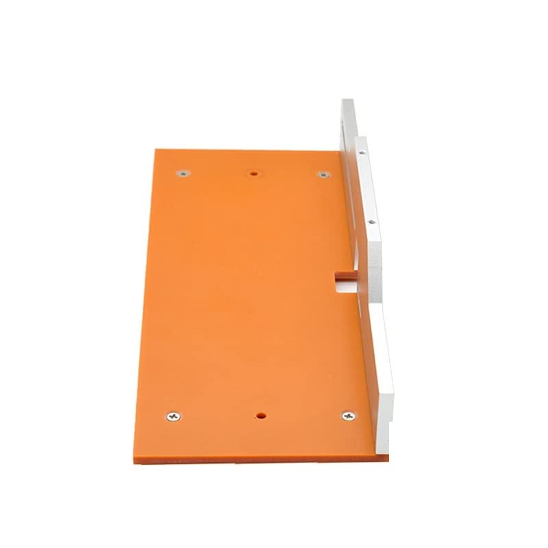Placa de inserción de mesa de enrutador de aluminio, tablero abatible de fresado de madera eléctrico con juego de guía de calibre de inglete, sierra de mesa, banco de trabajo for carpintería Herramien