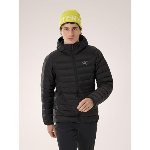 Image of Arc'teryx Cerium Hoody, Men's Down Jacket | Packable, Insulated Men's Winter Jacket with Hood | Black, X-Small