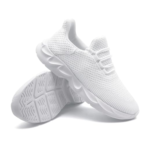 Image of DLWKIPV Mens Running Shoes Tennis Walking Shoes Comfortable Breathable Lightweight Non Slip Fashion Casual Sneakers Workout Gym Shoes for Running