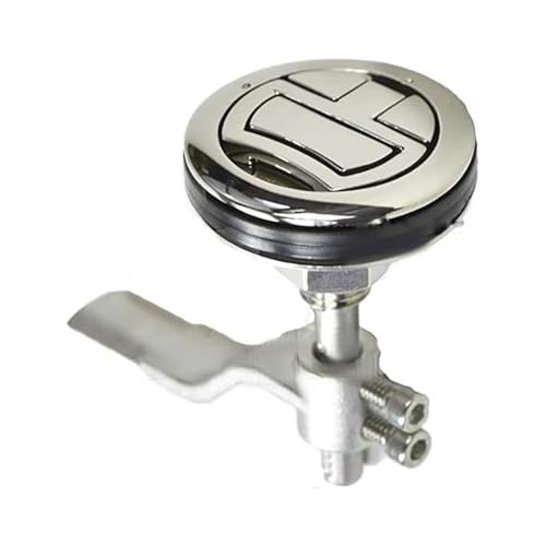 MARINE CITY Flush Cam Latch T-Handle – 316 Stainless Steel, Rust-Resistant, Water-Tight Seal, Fits Hole, for Boat Hatch, Locker, RV (3.68 Inches)