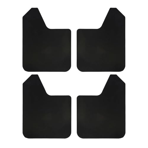 Bavettes universelles pour voiture et SUV - Lot de 4 garde-boue noirs