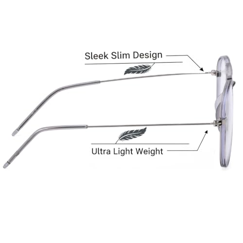 Image of ROYAL SON Aviator Blue Ray Cut Men Women Eye Glasses