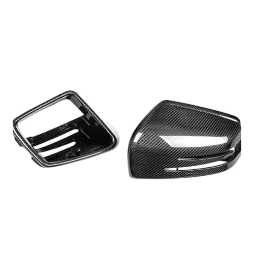 Boîtier rétroviseur latéral look sport en carbone pour voyages et trajets W212 C117