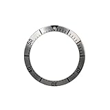 Fahoujs Vielseitige Aluminium Keramik Lünetten für Taucheruhren, geeignet für die meisten Uhrenmarken, 38 mm 30,5 mm für einfachen Austausch und Projekte. Präzise skalierte Lünetten