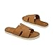 SoleilSandal Summer Men Sandals for Suede, Comfortable Flats with Memory Foam Insole, EVA Outsole Non-Slip Casual Fashion 1H-Slides 1-zjc-47-Coffee-9-42