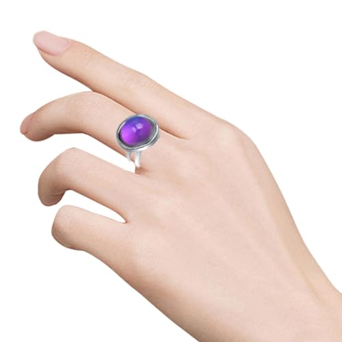 Conjunto de joyas que cambian de color con collar y pendientes de diseño emotivo 5