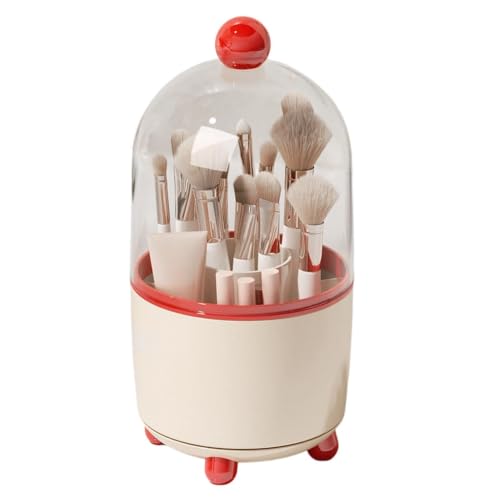 Porta pinceles de maquillaje ideal para mantener el orden en el baño y dormitorio