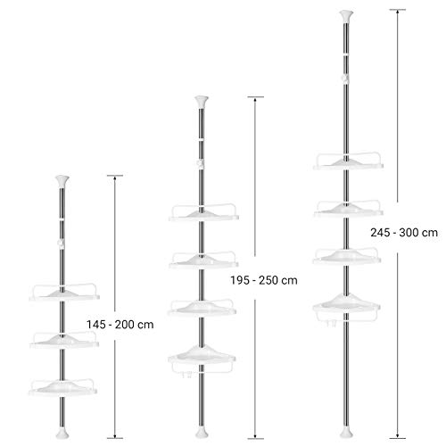 Lista de Estantes para ducha comprados en linea. 15 Estantes para ducha marca SONGMICS (3)