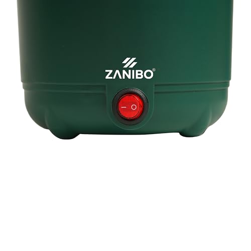 Image of Zanibo Multipurpose Electric Kettle 1.5L | Noodles Cooker & Egg Steamer | Boil, Steam, Fry, Saute | Multi Cooker Kettle for Water, Milk, Tea, Soup, Coffee, Noodles, Rice, 600W, 1-Year Warranty (ZMK-1510-MP Green)