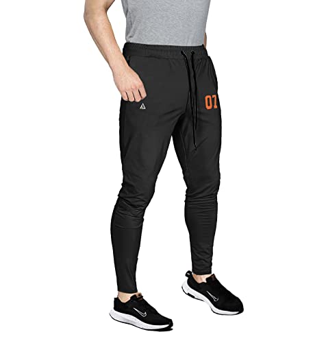 Image of AVOLT Men Slim Fit Lycra Blend Track Pants