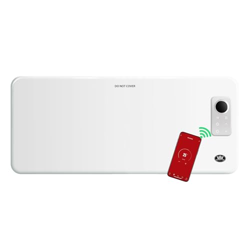 Image of Prem-I-air Smart Panel Heater With Wi-Fi Enabled App Function, Wall or Free Standing, Lot 20 Compliant for use in Homes, Shops, Offices for Heat and Warmth 2000W