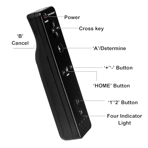 Image of TechKen 2 Pack Wii Remote Controller with Silicone Case and Wrist Strap for Wii U