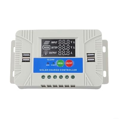 1060A Solar Charge Controller Featuring Advanced Charging, LCD Display, And 4 USB Outputs Suitable Various Solar Systems(TA20)