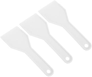 Alipis 3Pcs Ice Scraper Shovels for Refrigerator and Freezer Frost Removal Non-Scratch Plastic Deicing Tools for Kitchen and Automotive Use Ergonomic Ice Removers