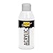 Produktbild KREUL 84201 - Solo Goya Acrylic weiß, 250 ml Flasche, cremige vielseitig einsetzbare Acrylfarbe in Studienqualität, auf Wasserbasis, schnell und matt trocknend, gut deckend, wasserfest