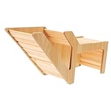 Toddmomy Holz Hamsterversteck Hamsterhaus aus Holz Kleintier-versteckhöhle Hamsterzubehör für Spielplatz und Ruheort