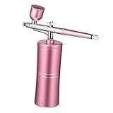 TEHAUX 1set Portable Nano Mist Facial Beauty Device Multi-Purpose Airbrush Oxygen Injector for Travel-Friendly Water Replenishment for Home Office