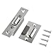 Stainless Steel Cabinet Latch with Roller, Cabinet Door Catch for Cupboards and Wooden Doors, Kitchen Cabinet Latch Lock, Bathroom Cabinet Door Stop Mechanism, 1 Pack