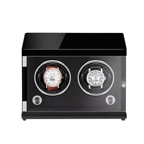 Watch Winder Enrollador automático de Relojes Caja enrolladora de Relojes Enrollador automático Vertical Recargable con luz, Dos Posiciones de Reloj Watch Winder